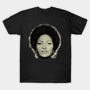 Pam Grier / Vintage Blaxploitation Art T-Shirt